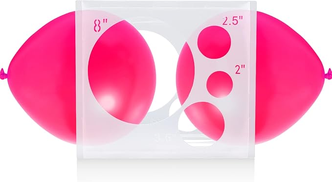 Auihiay 18 Holes Balloon Sizer Box Cube, 2-10 Inch Balloon Sizer | Collapsible by Auihiay