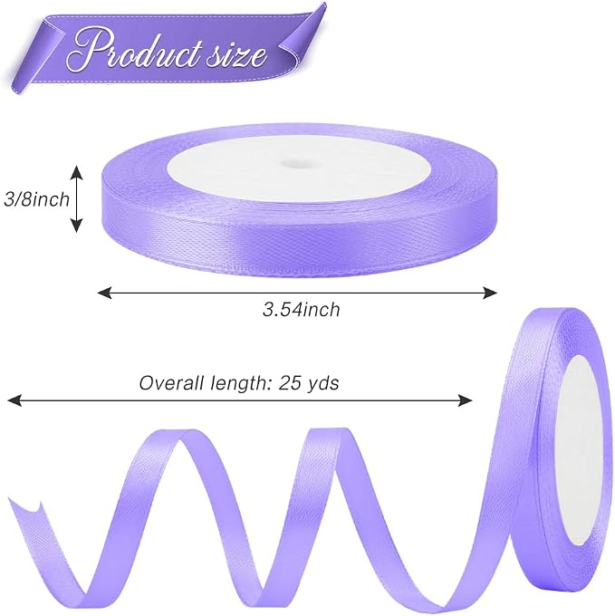 Light Purple Ribbon Purple Eatser Ribbon - Image 2
