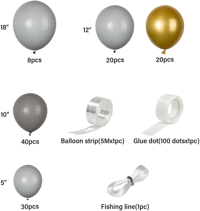 Restaurantware-Balloonify Balloon Garland Set, 1 Party Decoration Kit - Image 7
