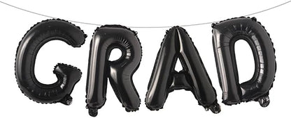 Foil Balloons Congrats Graduation Party Balloons Congratulations Letter Grad by RUIANSI
