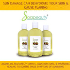 Soapeauty Clear Jojoba Oil | 100% Pure & Natural | Refined, Cold Pressed, Hexane Free | Moisturizing Oil for Skin, Face, Hair & Nails | 48 fl oz (3 * 16 fl oz)