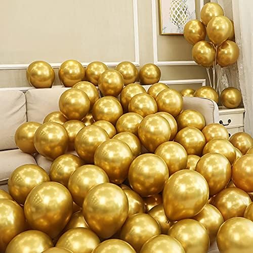 5 inch Metallic Gold Balloons - Image 5