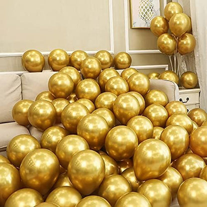 5 inch Metallic Gold Balloons - Image 5