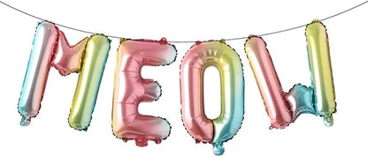 Cat Birthday Party Balloons by RUIANSI