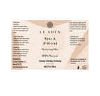 LE SHEA Hibiscus & Rose Water Spray w Aloe, Essential Oil, Refresh Condition Braid Dreadlock Loc Rosewater Facial Skin Body Face Mist 8.7 oz