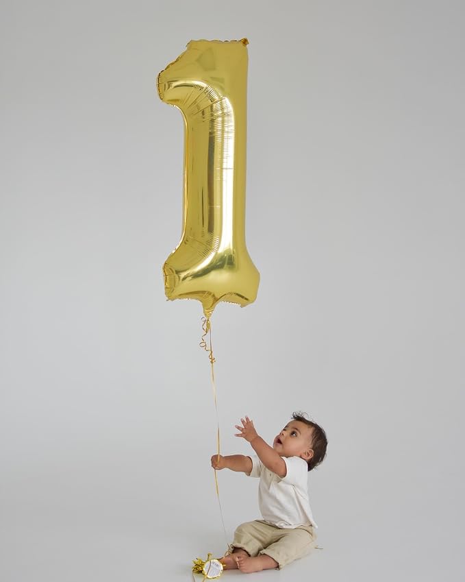 Gold Number 1 Balloon 40 Inch - Image 4