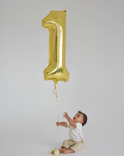 Gold Number 1 Balloon 40 Inch - Image 4