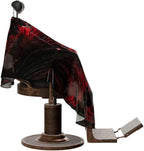 Professional Barber Cape - Hair Cutting Cape with Adjustable Neck Closure, Salon Quality Styling Cape for Hairdressers and Barbers - Red