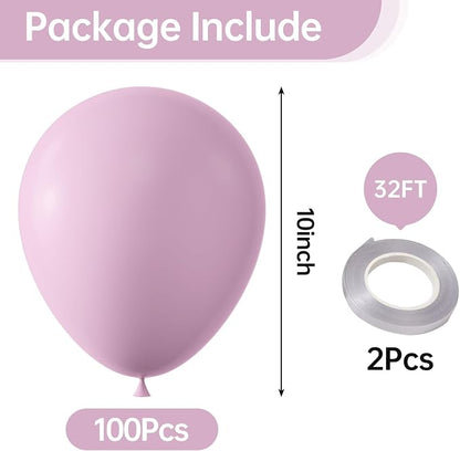 10 Inch Pastel Pink Balloons - Image 2
