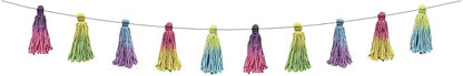 Teacher Created Resources Tie-Dye Tassels Garland - Image 2