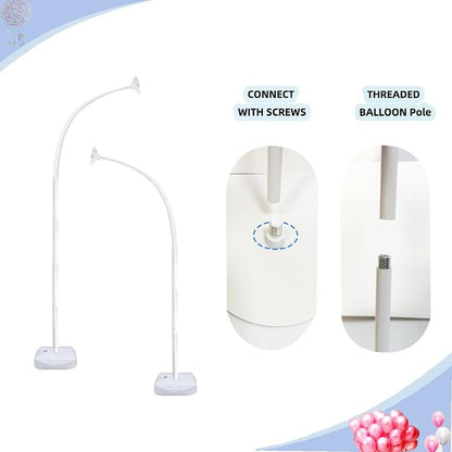 Balloon Arch Stand Kit 9ft &5.6ft, Heavy Duty Base - Image 3