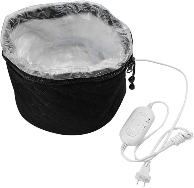 Electric Hair Cap, Thermal Cap Hair Steamer Cap Hair Care Hat Adjustable Hot Oil Treatment Hat with 3 Mode Temperature Control for Home Hair Spa
