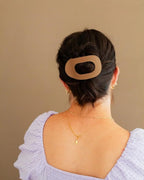 6PCS Flat Hair Clips for Women Round Duckbill Hair Claw Clips for Thick Thin Hair Fashion French Hair Clip Claw