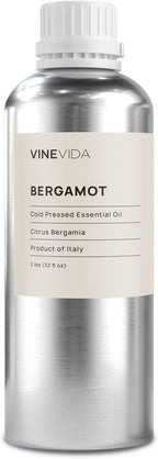 VINEVIDA Bergamot Essential Oil 32 oz - Undiluted, Pure, Vegan, and Sustainable