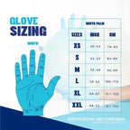 Sky Blue 5 Mil Nitrile Exam Gloves Disposable Latex Free | Medical Rubber Gloves for Doctors, EMT, First Aid Kit, Food Service & Cleaning | Bulk Case of (1000 CT)