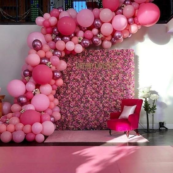 Pink Balloons Garland Arch Kit - Image 5