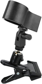 Hands Free Hair Dryer Holder Stand 360 Degree Rotating Sturdy Metal Base Strong Clamp Adjustable Flexible Blow Dryer Stand