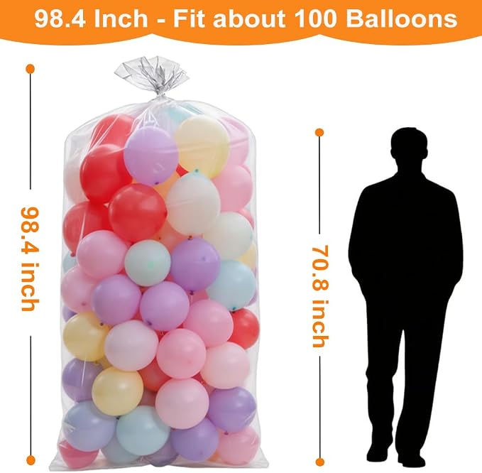 5 Pcs 98 x 59in Extra Large Balloon Bags - Image 3