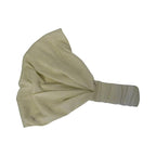 Motique Accessories Set of 3 Wide Cotton Head Band Solid Boho Yoga Style Soft Hairbands Brown Camel Tan