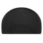 BarberPub Anti-Fatigue Salon Mat for Stylist Standing, Semi Circle Comfort Barber Floor Mat 0025 (Black, 3' x 4'x 1”)
