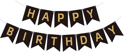 Happy Birthday Banner Birthday Party Supplies by GLASNES
