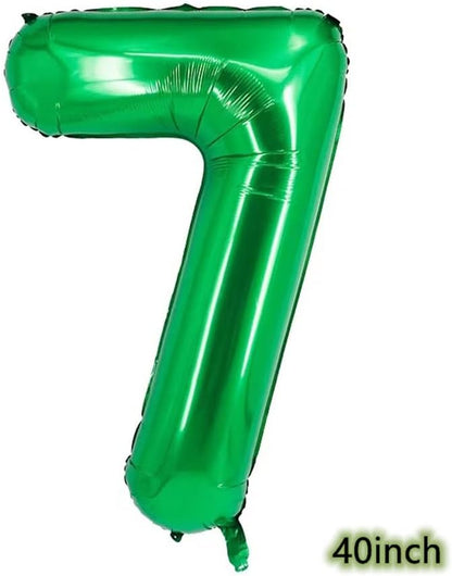 Football Balloons Birthday 7thLarge Mylar Foil Football Balloons - Image 2