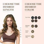 GOO GOO Clip in Hair Extensions Real Human Hair, Remy Human Hair Extensions Clip ins for Women, Natural Human Hair, 14inch 110g 7Pcs, 3/8/613 Balayage Walnut Brown to Ash Brown and Bleach Blonde