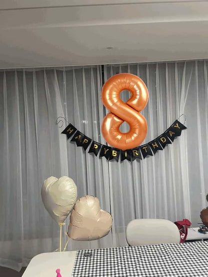 Orange 3 Balloon - Image 8