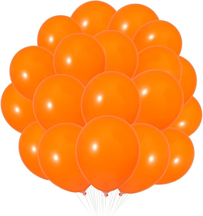 300 Pack Orange Balloons 12 inch Orange Latex Party Balloon Bulk by ZWZLIULIAN