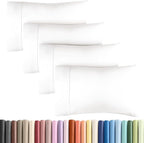 King Pillow Cases - 4 Pack - Super Soft Pillowcase Covers - Envelope Enclosure - Hotel Quality Pillow Protectors - Wrinkle Free, Fade, Shrink & Stain Resistant - Machine Washable - 20" x 40" (White)