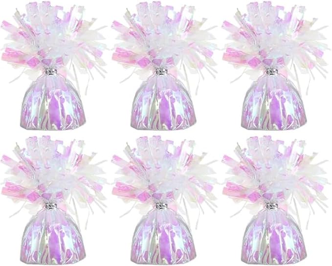 Chochkees 6-Pack Metallic Balloon Weights, Novelty and Gag Gifts, 5.5" Inches by Chochkees