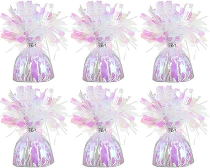 Chochkees 6-Pack Metallic Balloon Weights, Novelty and Gag Gifts, 5.5" Inches by Chochkees
