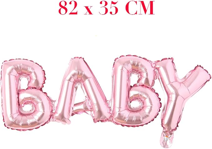 Boy girl connection Letter foil balloons children party decoration birthday - Image 4