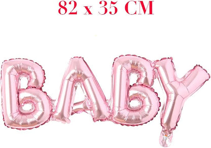 Boy girl connection Letter foil balloons children party decoration birthday - Image 4