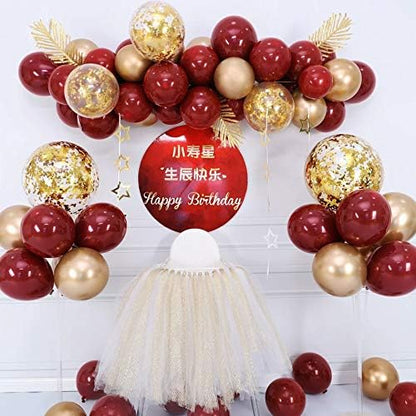 50pcs 12" Party Decoration Matte Latex Balloon - Image 7