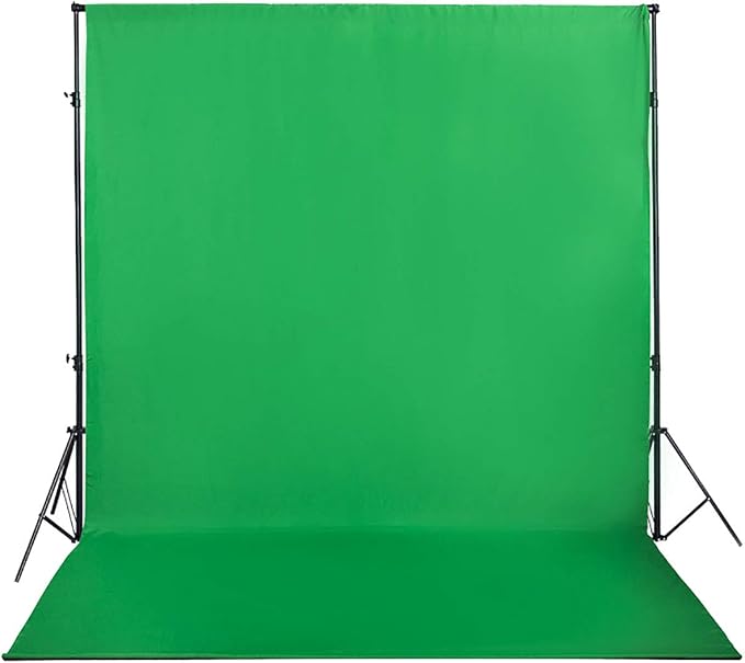 Green Screen Backdrop 6x9ft Photo Backdrop Chromakey Muslin Portrait Green by HMTFOTO