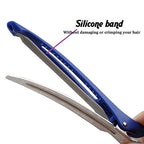 6Pcs/set Pinup Plastic Duck Bill Hair Clips for Sectioning Hair - Professional Non Slip Silicone band Clips Salon DIY Accessories Hairpins Hairgrip for Women(Plastic & Metal Duckbill)