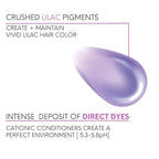 Watercolors Intense Color Depositing Shampoo, Semi Permanent Hair Color 8.5 oz - LILAC