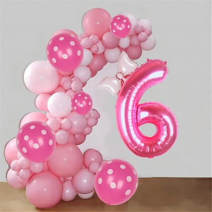 40 inch Pink Number 6 Balloon - Image 3