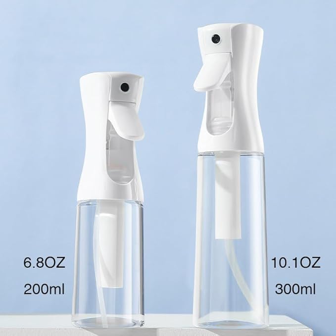 Continuous Mist Spray Bottle, 300ml/10.1oz (Clear, 10.1OZ/300ml)