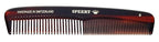 #8 Handmade Wide Narrow Tooth Comb Tortoise Havana Acetate Thick Coarse Curly Thin Fine Straight Hair Detangling Parting Grooming Teasing Styling Hairdresser Barber Hairdressing Wet Dry Pocket