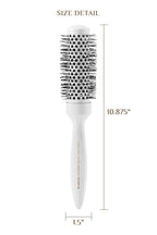 Cricket Ultra Smooth Coconut Thermal Hair Brush – 1.5” Ceramic Barrel, Coconut Oil and Keratin-Infused, Anti-Static Heat-Resistant Bristles, Textured Handle for Styling All Hair Types