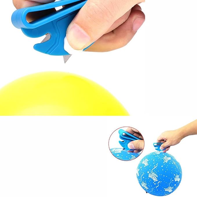 Weilan Balloon Ribbon Mutifunctional Cutter Balloon Box Cutter BladesTools - Image 2