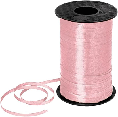 PMU 500 Yards x 3/16in Light Pink Crimped Curling Ribbon String by PMU