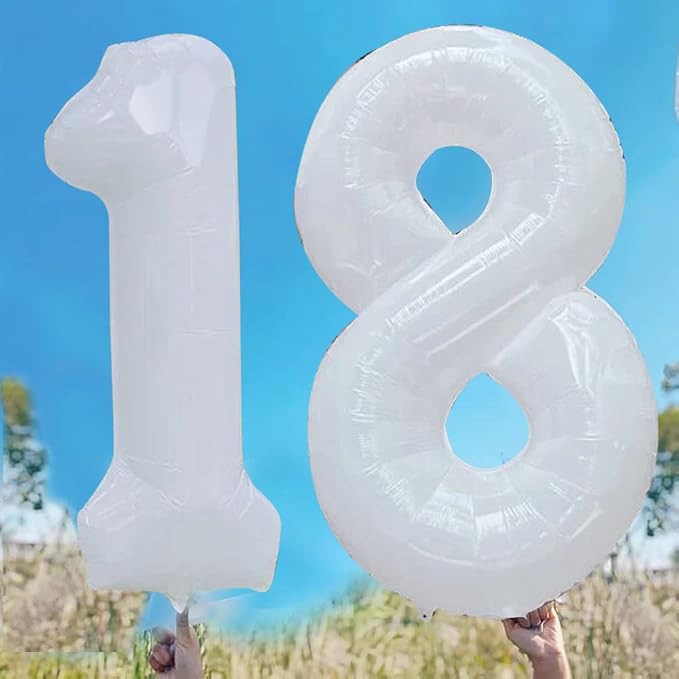 Number 18 Balloons for 18th Birthday Sweet 18 Party Decorations, 42 Inch Jumbo - Image 2