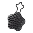 Silicone Scalp Massage Hair Washing Brush Wet and Dry Shampoo Brush Body Scrubber Bath Head Massage Brush