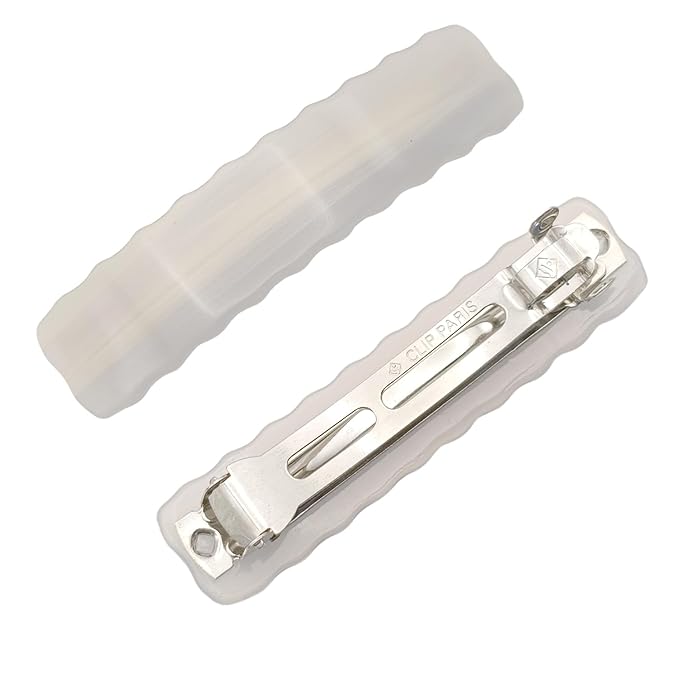Hair Clips for Women,3.5 Inch Acetate Medium Hair Claw Clips for Women Thin Thick Curly Hair,Strong Hold No Slip Grip,French Classic Multicolor Barrettes Hair (white1)