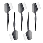 Vibrant Hair Color Brush Set - 5 Pieces, Durable Hair Dyeing Tools, Easy Application, Multi-Size Brushes, Lightweight Design, and Washable Material, Made in Korea