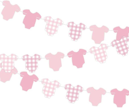 2Pcs Pink Boy Or Girl Banner, Pre-Strung Baby Gender Reveal Decorations by SerpizePaty