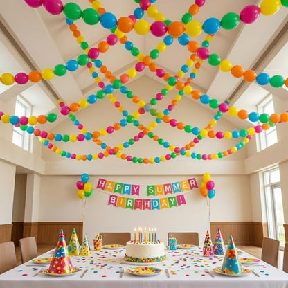 Neon Linking Balloons, Colorful Quick Linked Connecting Balloon - Image 6